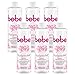 Produktbild Bebe Gesichtsreinigung, Frischgezaubert, Mizellenwasser mir Rosenwasser, Make-Up Entferner, 6 x 400ml