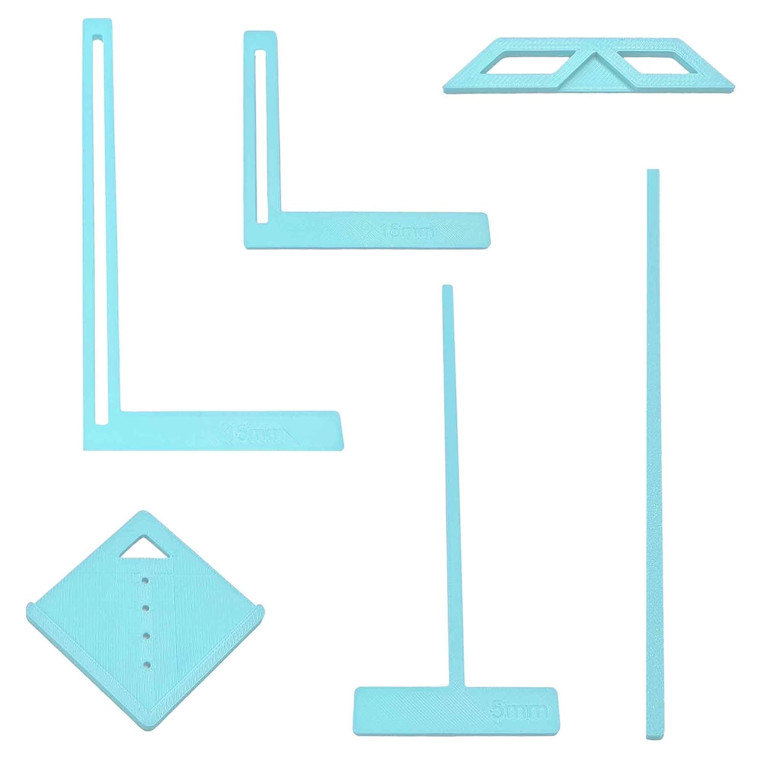 6PCS Pink Bookbinding Tool, Professional Scrapbooking Set with L/T/I Ruler, Corner Miter, Eyelet Guiding for DIY Journal and Notebook Making