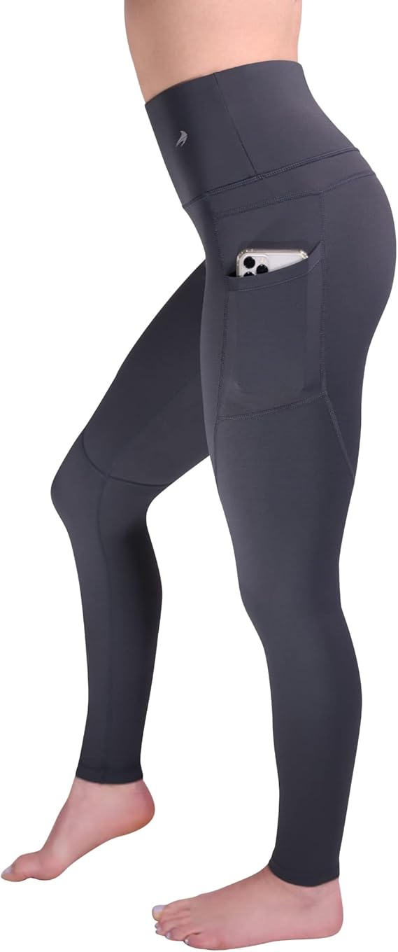 CompressionZ High Waisted Women's Leggings - Compression Pants for Yoga Running Gym & Everyday Fitness - Plus