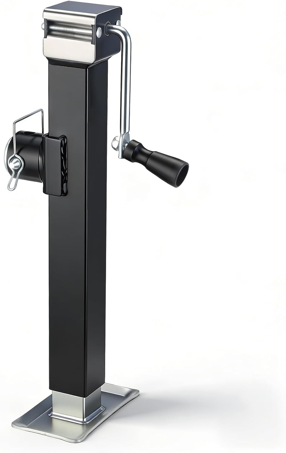 Heavy Duty 8000LB Trailer Jack - 15" Lift,Heavy Duty Swivel Jack with Drop Leg, Weld On Jack for RV, Boat, and Utility Trailers