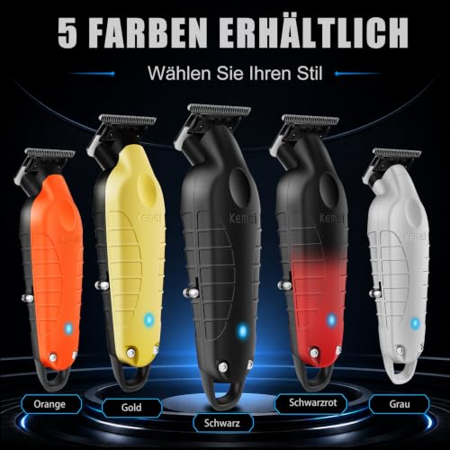 KEMEI 2299 Professioneller Haarschneider für Männer, kabellos