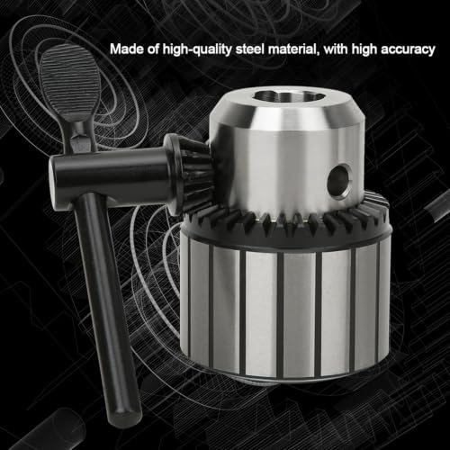 Portabrocas para taladro eléctrico y de percusión con llave de acero resistente 6