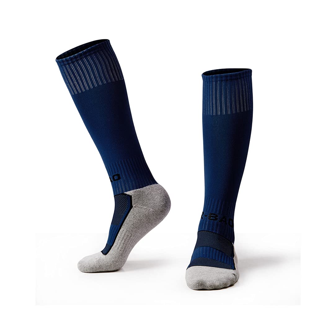 KALAKIDS Kids Soccer Socks (1/3/5 Pairs) Football Socks Team Sport Knee High Athletic Socks