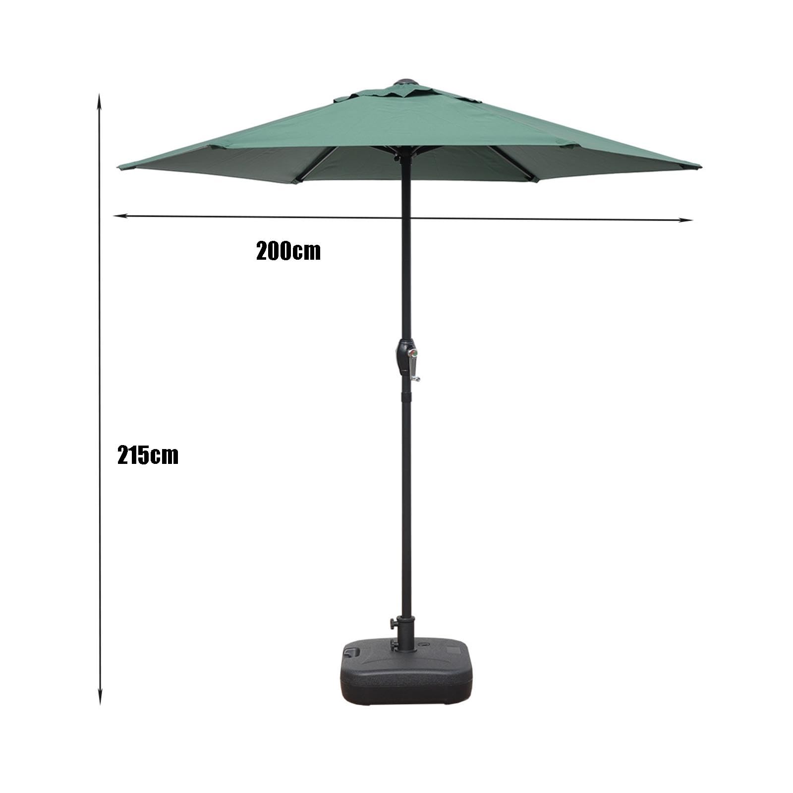 Parasol Przeciwsłoneczny Na Zewnątrz, Parasol Ogrodowy, Parasol Ze Środkowym Słupkiem I Podstawą