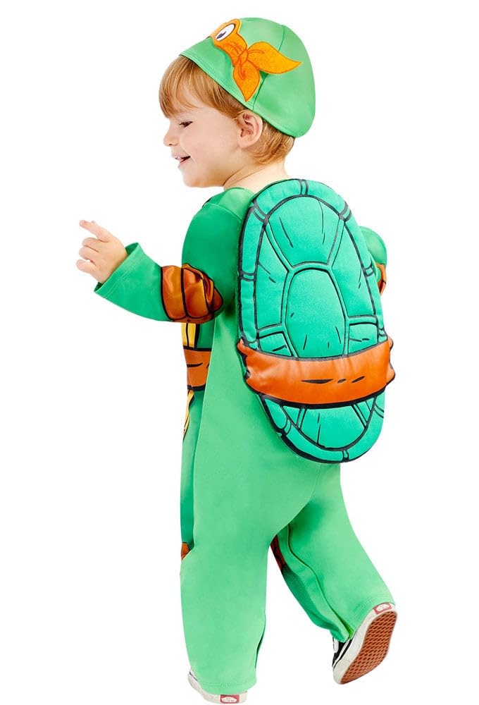 amscan Child Toddlers Official Teenage Mutant Ninja Turtles Licensed TMNT Fancy Dress Costume with interchangeable Eyemasks