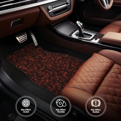 Juego de 4 alfombrillas para coche de neopreno antideslizantes Código Rojo del Programador 5