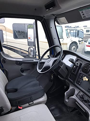 Orthopedic Gel Seat Cushion-Office Chair Cushion W/90% More Memory Foam For Sitting Comfort-Ergonomic For Coccyx, Tailbone, Sciatica & Back Pain Relief Perfect For Car, Truck, Wheelchair, Desk (Black) #TOP7