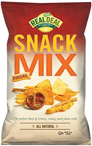 The Real Deal All Natural Snacks Mix, Original, 12 Ounce (Pack of 12)
