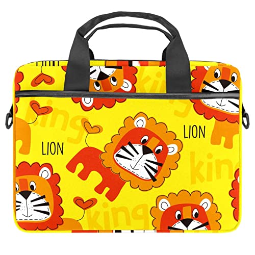 Housse ordinateur portable 13 14,5 pouces lion coloré contre les chocs