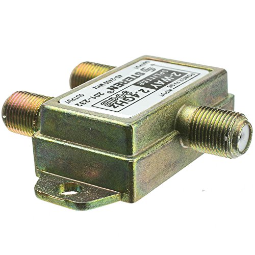 STEREN 2-Way 2.4GHz 90dB 1 Port Power Pass DC Passing On One Port F-Pin Coaxial Splitter [201-232] - Thumbnail 5