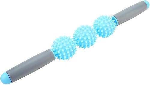 Muscle Roller Stick - Palo de yoga para yoga, rodillo muscular, celulitis, bola puntiaguda para espalda, brazos, pierna y hombro