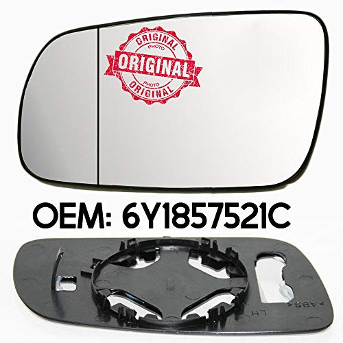 Miroir glace de porte gauche à clipsage direct pour Fabia Octavia Sharan 6Y1857521C