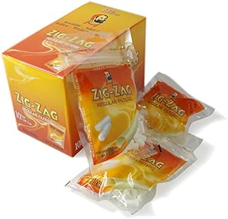 1000 x ZIG ZAG Regular Filter Tip Bag for Rolling Cigarette Rizla Paper New