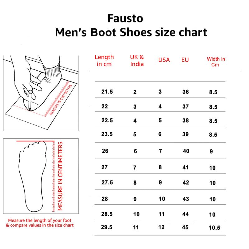 Image of FAUSTO Men's Leather Boots