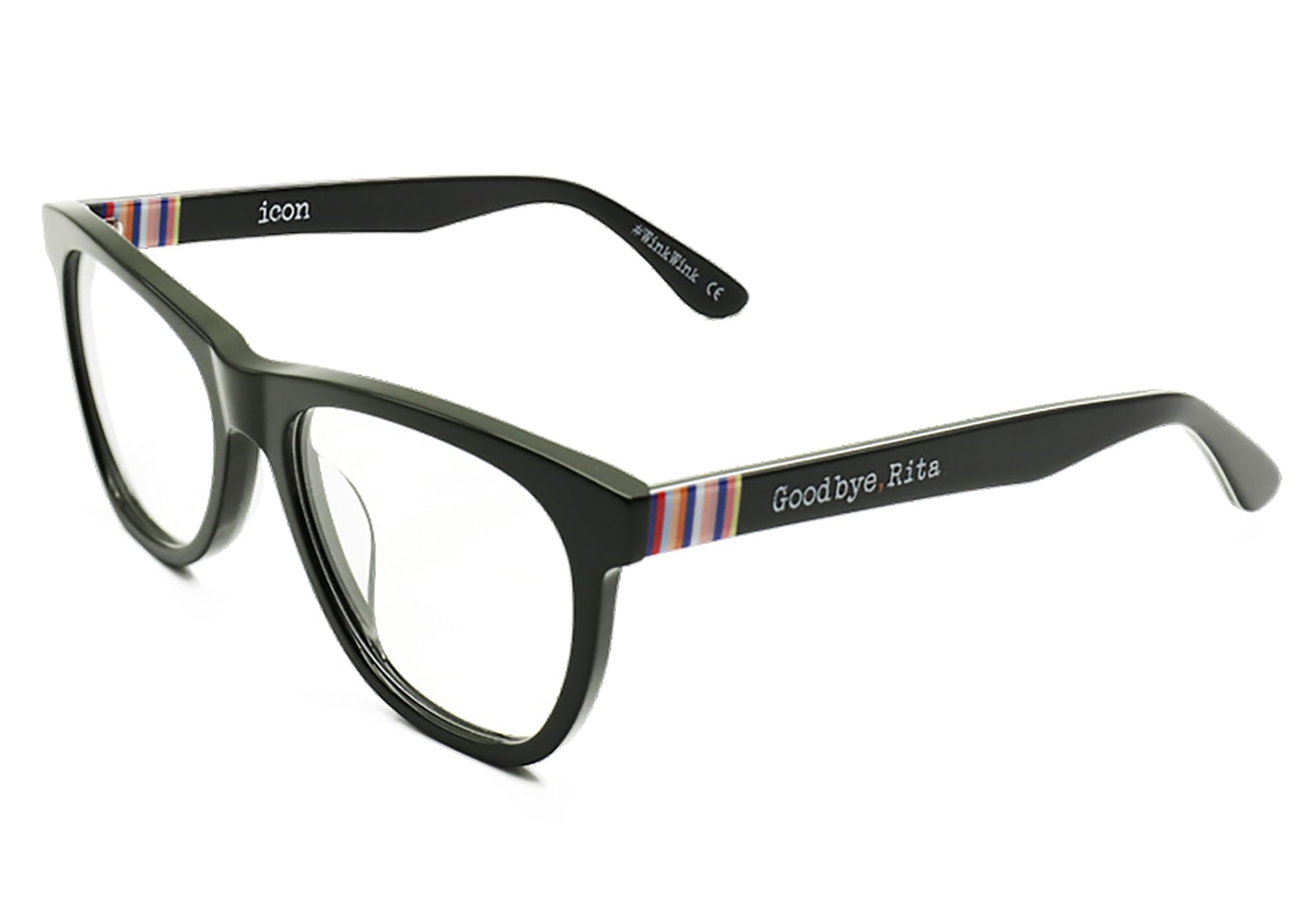 Goodbye, Rita. - Occhiali da Vista per Uomo e Donna - Collezione Icon - Modello Olive - Prodotti in Acetato - Occhiali Non Graduati - Verde Oliva Brillante - 145 x 50 mm