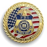 Guardians of Justice: USA FBI Special Agent St. Michael Challenge Coin - A Collectible Tribute to The Federal Bureau of Investigation