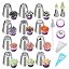 28 Pcs Russian Piping Tips Set