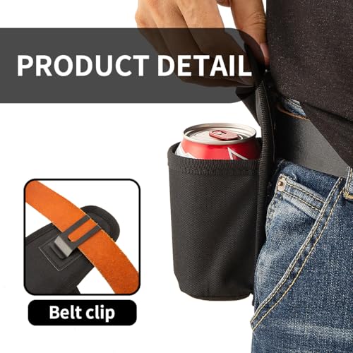 Biergürtel Bierhalter,Nylon Flaschenhalter Gürtel Bierflaschenhalter Bierholster,Bier Geschenke für Männer Vatertag Weihnachten, Biertrinker/Liebhaber Bierzubehör für die Reise.Männergeschenke