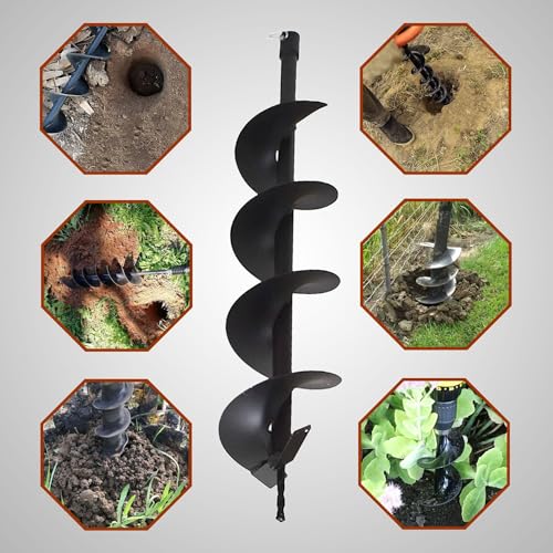 Auger Bit 6 Inch Soil Auger Bit for Planting, Gardening, Tree Planting, Digging Holes Inside Diameter 3/4 Inch Shaft by GXYWADY - Image 5