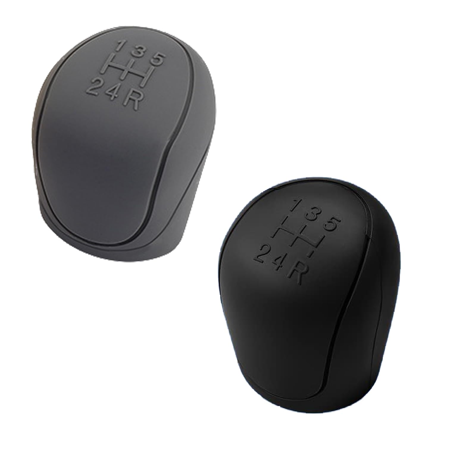 LUXORALUXORA 2PCS Car Gear Shift Knob Gear Stick Cover Universal Elastic Silicone Car Automatic Gear Shift Knob Gear Knob Cover Gearstick Covers Hoodie Gear Stick Cover