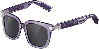 Smart Glasses,Polarized Sunglasses Built-in Mic & Bluetooth Speaker, Wireless Audio Smart Glasses for Men and Women, Athletic/Outdoor UV Protection,Touch Control, Voice Assistant …