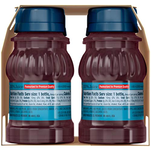 image for Gerber 100% Juice Apple Prune, 4 Fl Oz (Pack of 24)