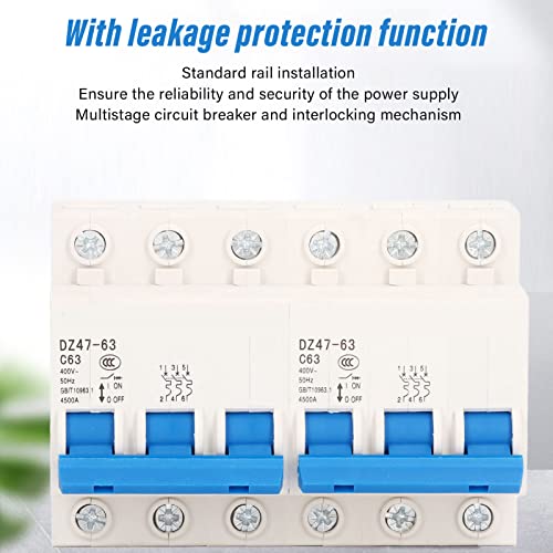 Jeanoko Dual Power Transfer Switch, Manual 4500A Ac400V Interlock Micro Circuit Breaker For Solar Panel(#2) #TOP3