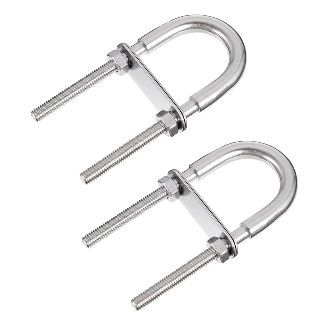 Stainless Steel U Bolts 2pcs M8 for Boats and Pipes