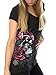 Metal Mulisha Juniors in Peace V-Neck Graphic Tee
