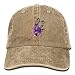 Produktbild AOHOT Herren Damen Baseball Caps,Hüte, Mützen, Classic Baseball Cap, Purple Galaxy Music Denim Hat Adjustable Womens Casual Baseball Cap