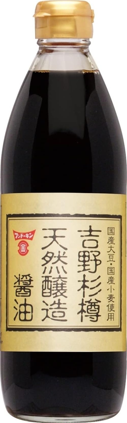 Amazon.co.jp: フンドーキン 吉野杉樽天然醸造醤油 500ml : 食品・飲料