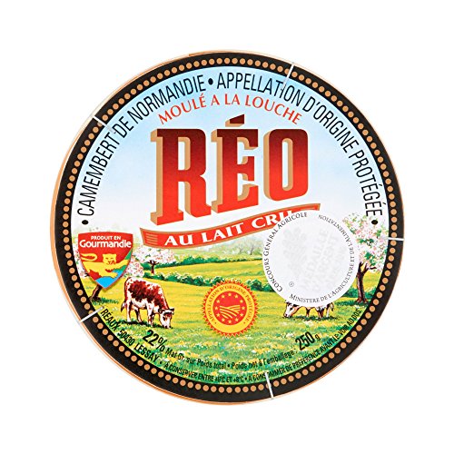 Réo Fromage Camembert de Normandie Aop au Lait Cru 250 g