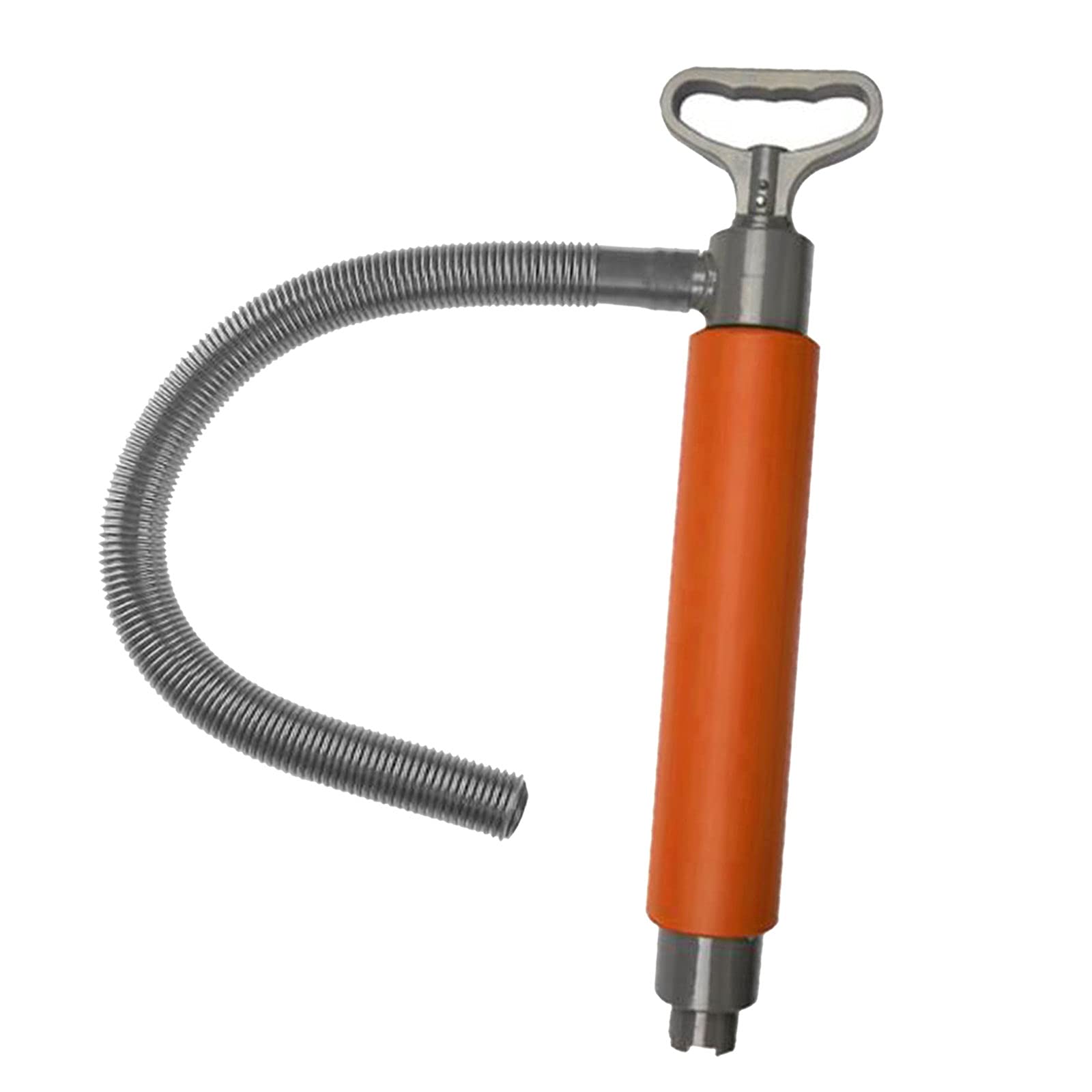 Sharplace Orange Marine Bilge Pump For Kayaks, Canoes And Boats. Manual Kayak Hand Water With Reversible Hose That Attaches To Either End. Portable Sump Pump,
