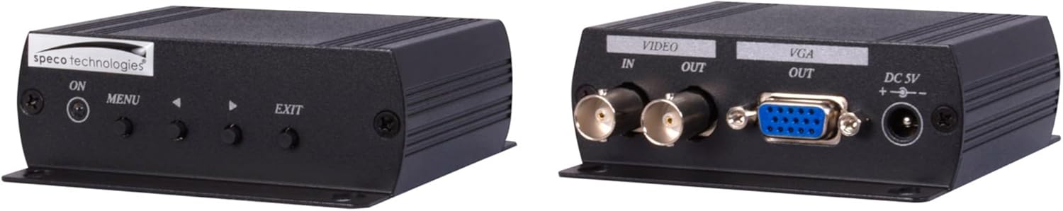Speco BNCVGAHR Use A Vga Monitor to View A Composite Video Signal - High Resolution