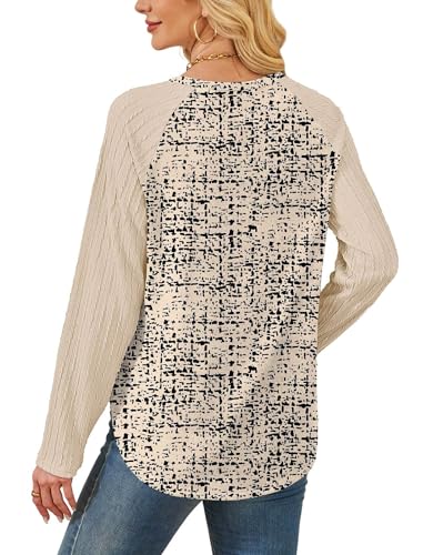 Image of SAMPEEL Sweatshirt for Women Long Sleeve Shirts Crewneck Sweaters Fall Fashion Outfits 2025 Trendy Tunic Tops Plus Size