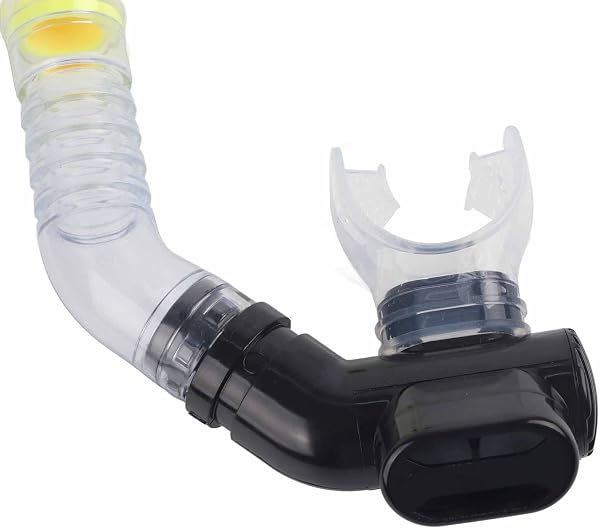 シリコン 口パーツ フルドライ ダイビング スノーケル シンプルなデザイン 適用 多機能 スノーケリング サービス ストイック PVC ダブル排水バルブ - 5