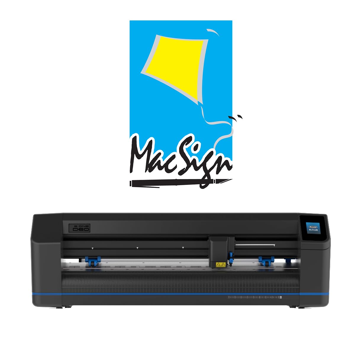 SUMMA S ONE D60 + MACSIGN Plotter da Taglio materiali da 7,9 a 70,5 cm, pressione 600g, sensore ottico OPOS Taglio vinile con Software Professionale