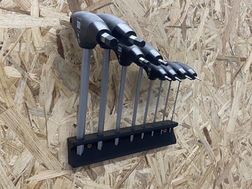 T-griff Innensechskant und Torx Wandhalterung Halter tgriff Werkzeugwand Wandmontage inkl. Schrauben