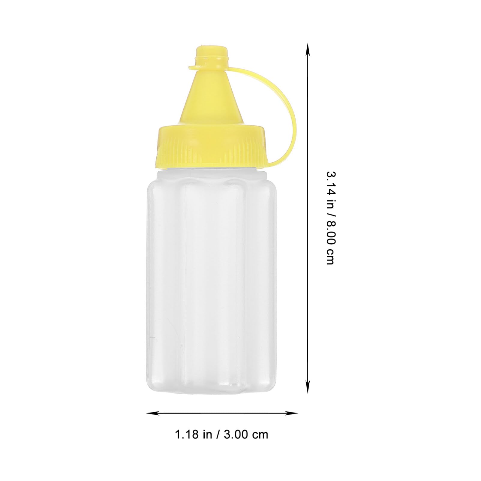 ABOOFAN 4pcs Portable Jam Squeeze Bottles Reusable Condiment Dispenser for Sauces Ketchup Salad Dressing Kitchen Gadget for Precise Sauce Control and Easy Dispensing