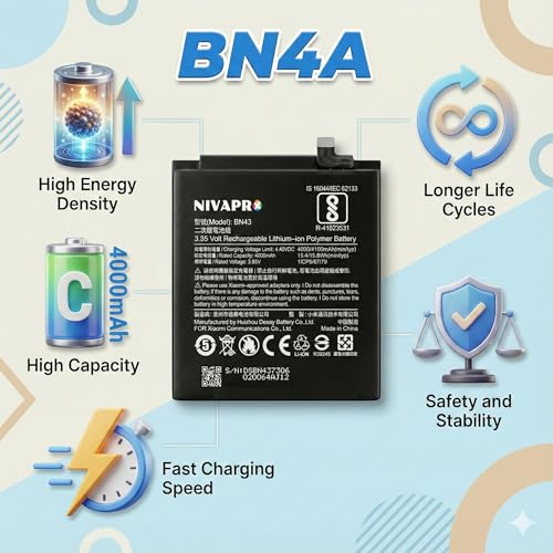 Image of Original BN4A Battery for Redmi Note 7 Pro | Redmi Note 7 with Warranty 4000mAh