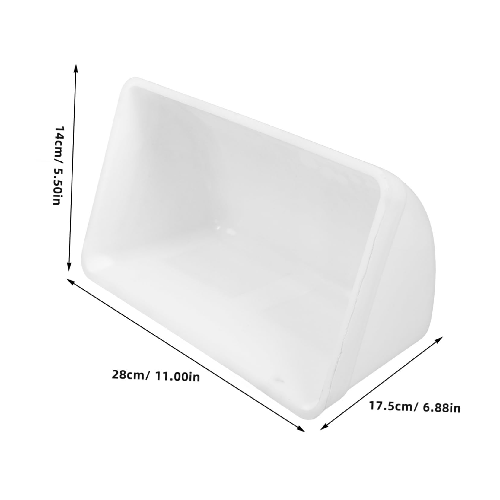 VICASKY 2pcs Hanging Mangiatoia Per Pollame E Capre Mangiatoia Automatico Ad Alta Capacità Rimovibile Per Facile Pulizia Per Polli Oche E Pecora Bianco