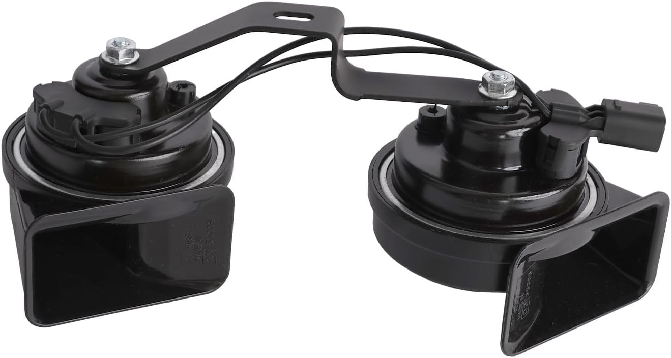 Horn Assembly with Bracket Compatible with 2014-2020 GMC Sierra 1500 Yukon Yukon XL Chevy Silverado Tahoe Suburban Cadillac Escalade