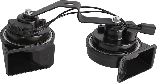Horn Assembly with Bracket Compatible with 2014-2020 GMC Sierra 1500 Yukon Yukon XL Chevy Silverado Tahoe Suburban Cadillac Escalade