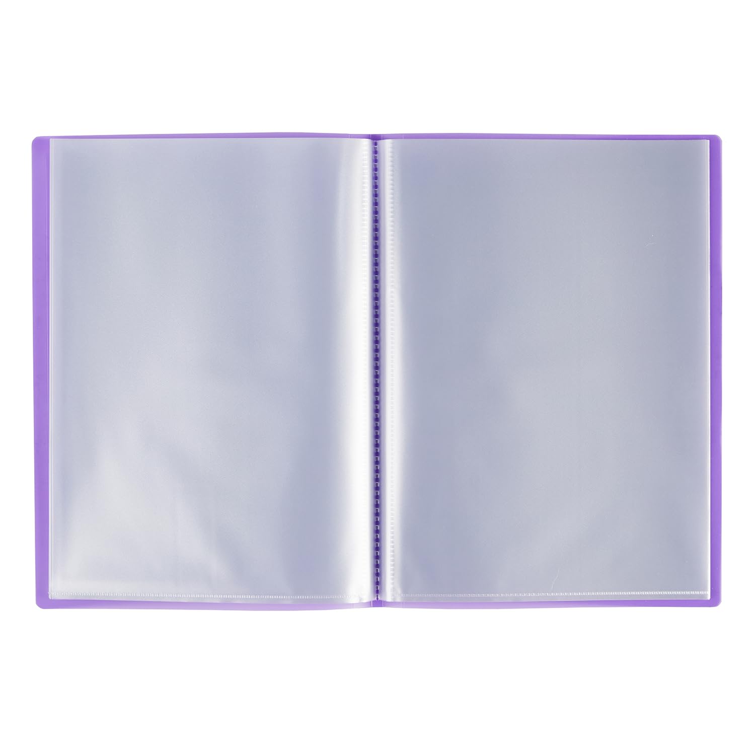 Grafoplas - Folder, Folio Size, PP, Translucent Polyplast, PP Caps 40 Violet - Image 2