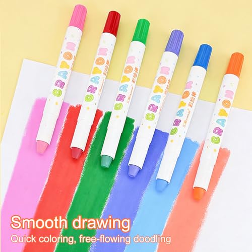 Crayons de couleur lavables anti-casse pour enfants
