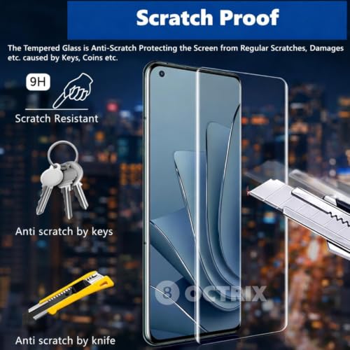 Image of Advanced UV Tempered Glass Screen Protector for Motorola Edge 70 Fusion 5G | Transparent | Pack of 1 | Full Screen Coverage with UV Installation Kit