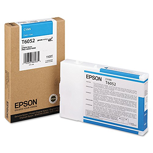 Epson T605200 Cyan encre pigmentée haute densité C13T605200 pour des dégradés parfaits