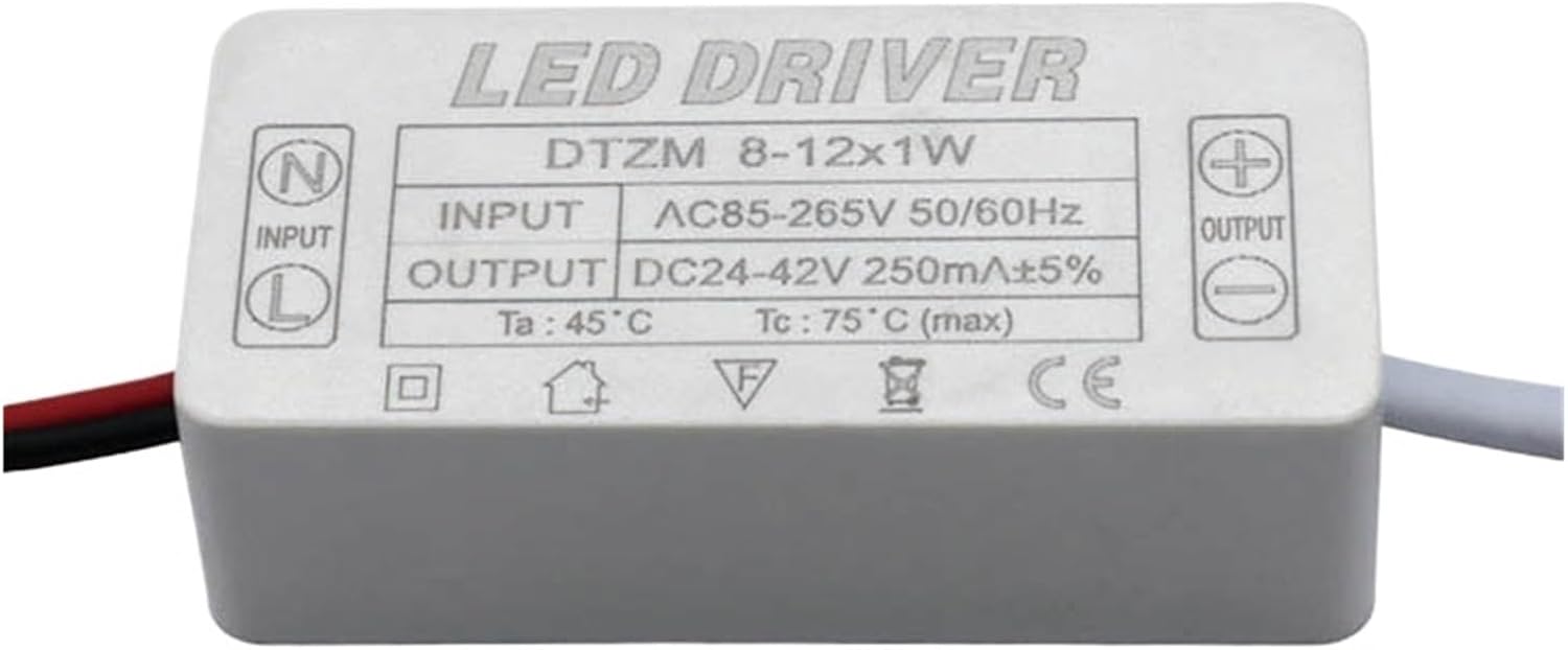 1PCS LED Driver Lighting Transformer(250mA DC12-26V)