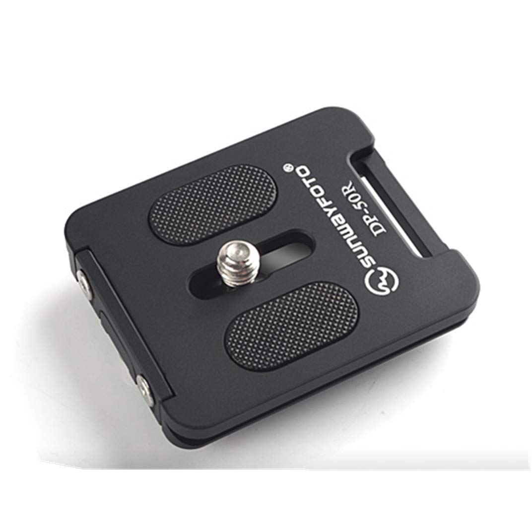SUNWAYFOTO DP-50R Universal Arca 1/4" Vite Quick Shoe 50mm Piastra a sgancio rapido
