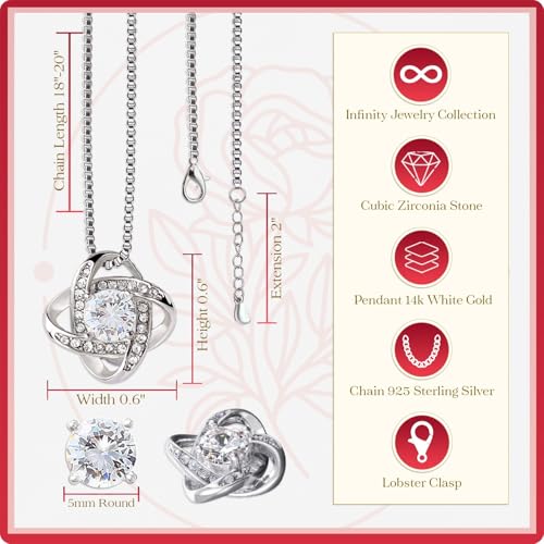 Larvincy I Love You I'm Sorry Gifts For Her, Apology Gift For Her - Wife, Girlfriend, Soulmate - Forgive Me Necklace With Heartfelt Message In A Stunning Box, Let's Start Over Love Necklace Present4